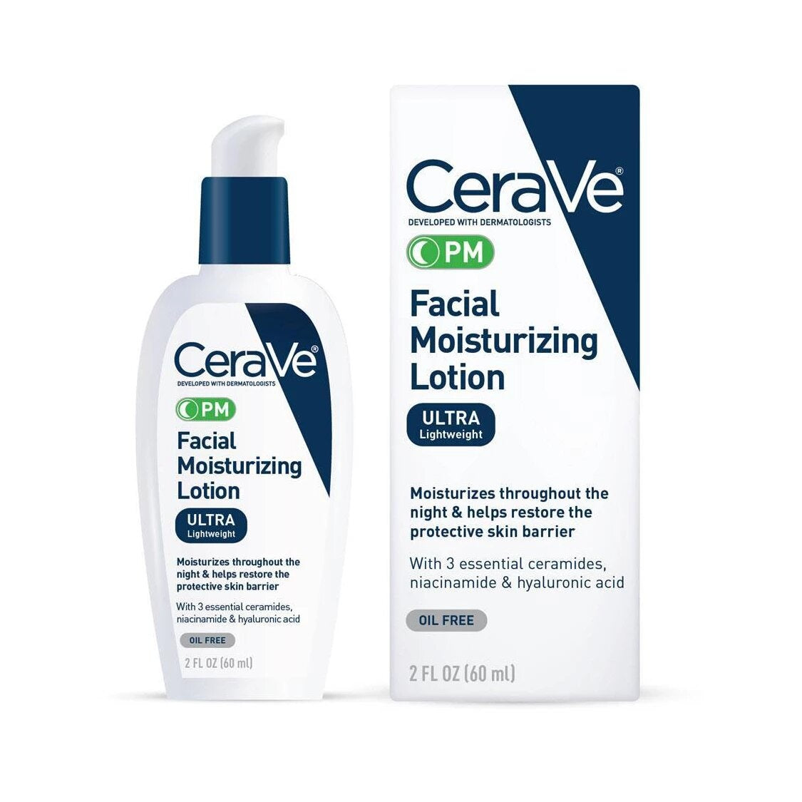 CeraVe PM Facial Moisturizing Lotion for Nighttime