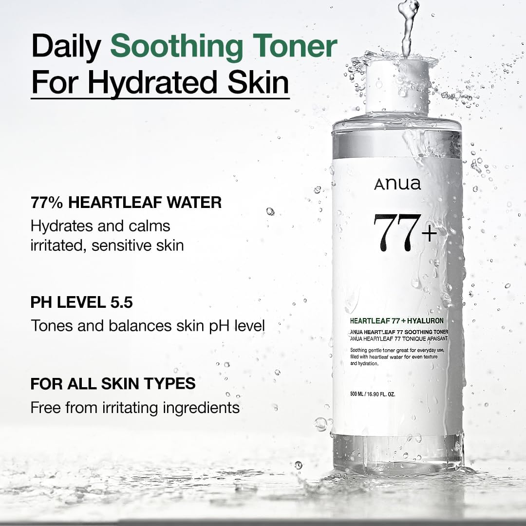 Anua Heartleaf 77% Soothing Toner | pH 5.5 Trouble Care