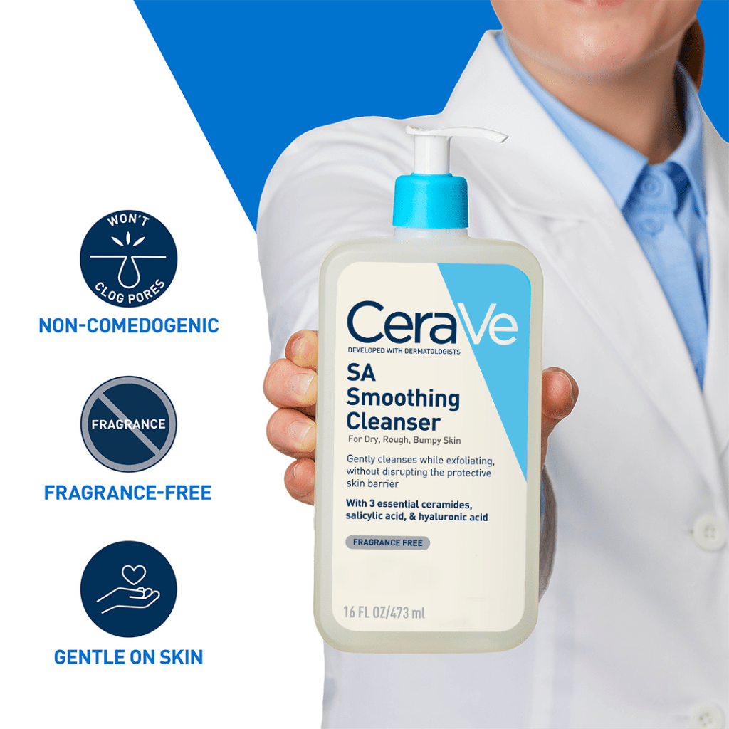 Cerave SA Smoothing Cleanser