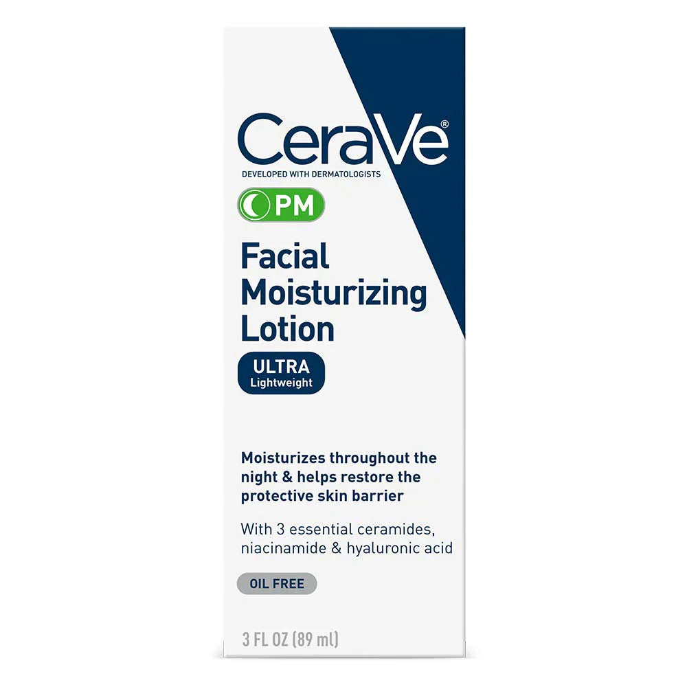 CeraVe PM Facial Moisturizing Lotion for Night Time