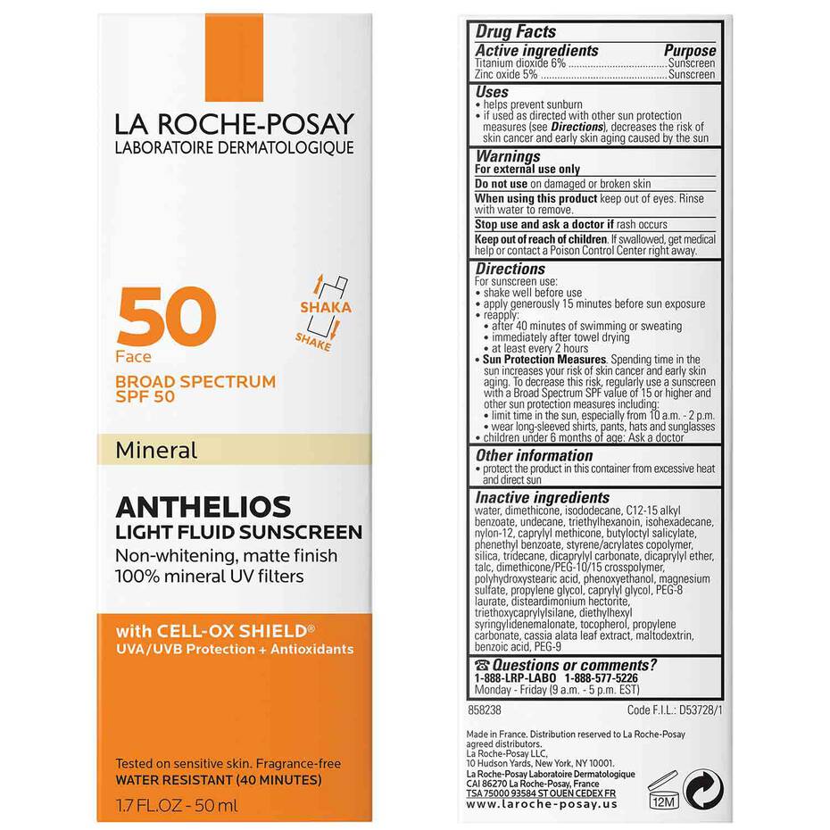 ANTHELIOS MINERAL ZINC OXIDE SUNSCREEN SPF 50 - You Look Fabulous FZE LLC