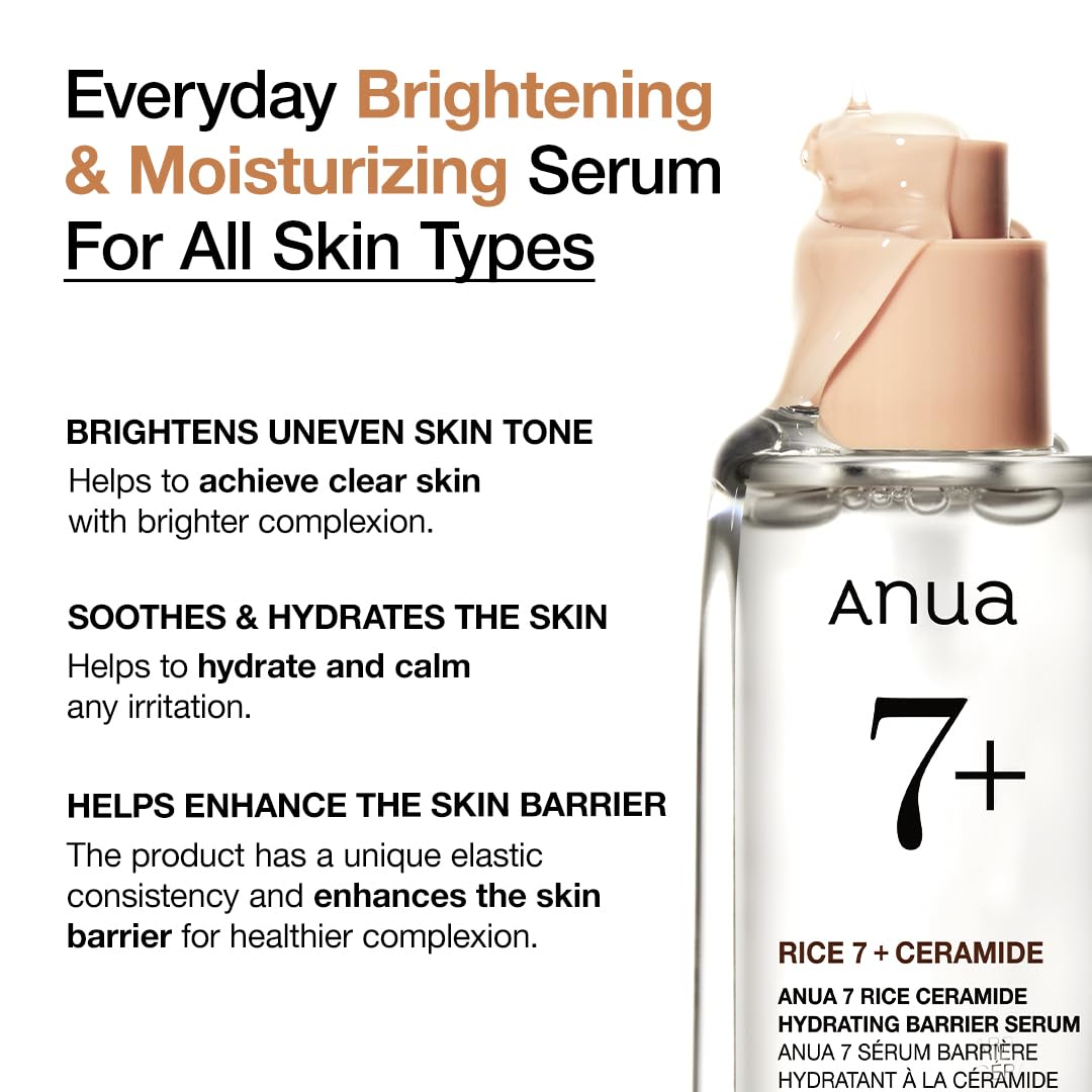 ANUA 7 RICE CERAMIDE HYDRATING BARRIER SERUM 50ml - You Look Fabulous FZE LLC