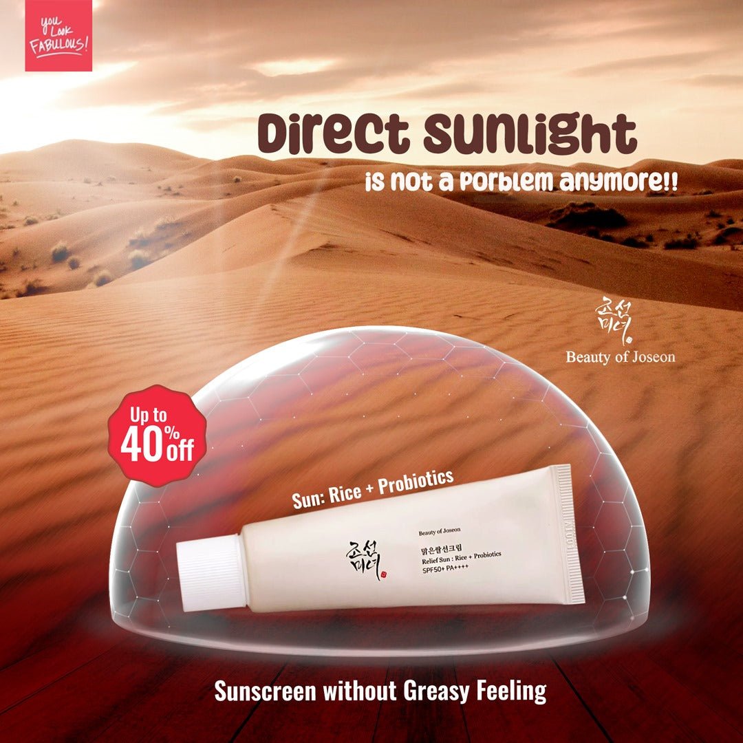 Beauty of Joseon Relief Sun: Rice + Probiotics (50ml) 2 Pcs Bundle - You Look Fabulous FZE LLC