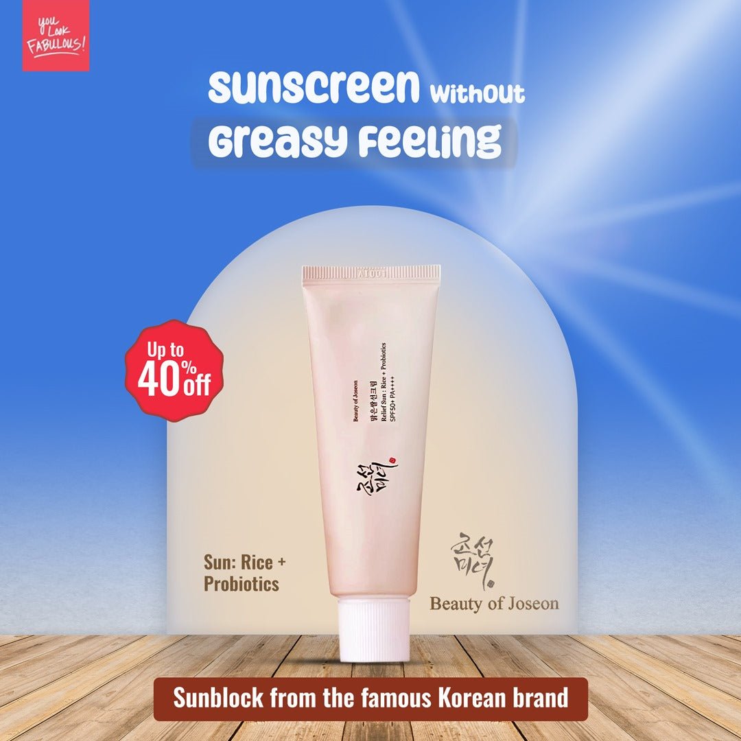 Beauty of Joseon Relief Sun: Rice + Probiotics (50ml) 2 Pcs Bundle - You Look Fabulous FZE LLC