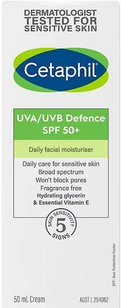 Cetaphil UVA/UVB Defense SPF50+ Sunscreen - You Look Fabulous FZE LLC