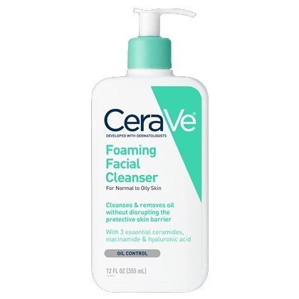 Cerave Foaming Cleanser For Normal To Oily Skin