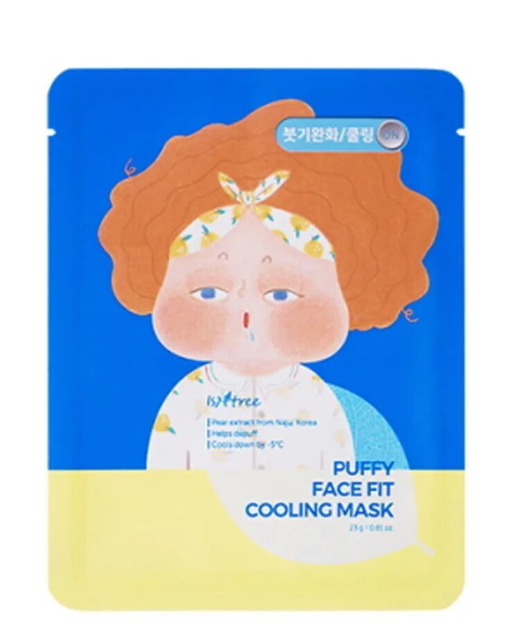 Isntree Puffy Face Fit Cooling Mask - Hydration & Soothing Effects1