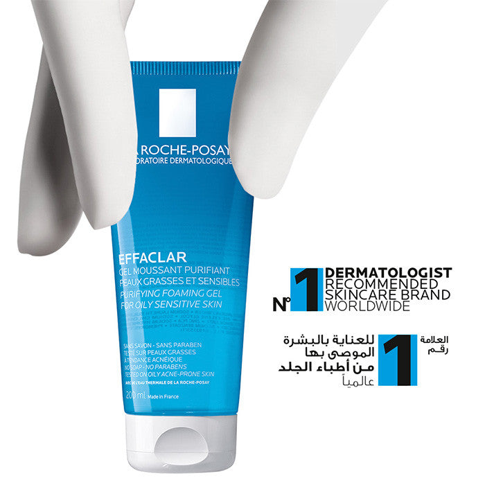 La Roche-Posay Effaclar Purifying Cleansing Foaming Gel for Oily Skin 200ml - You Look Fabulous FZE LLC