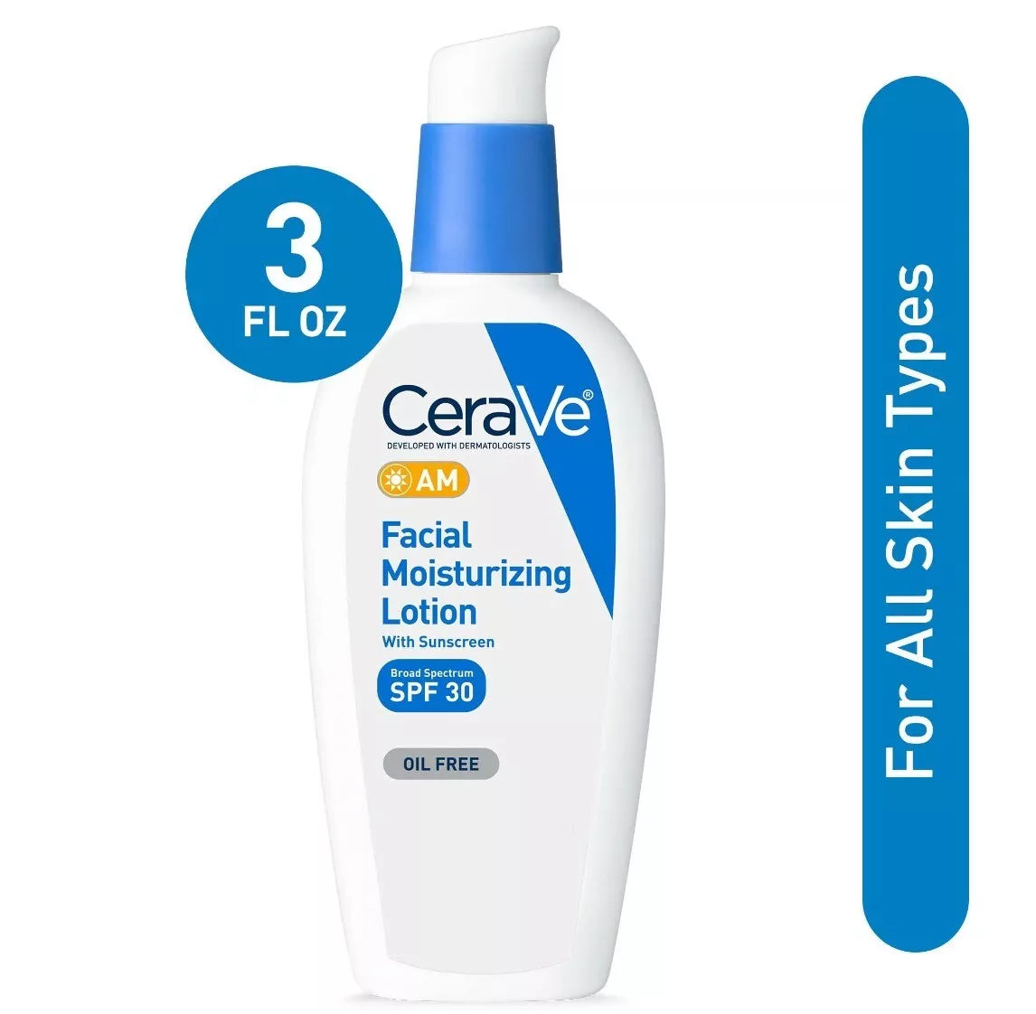 CeraVe AM Facial Moisturizing Lotion with Sunscreen SPF30