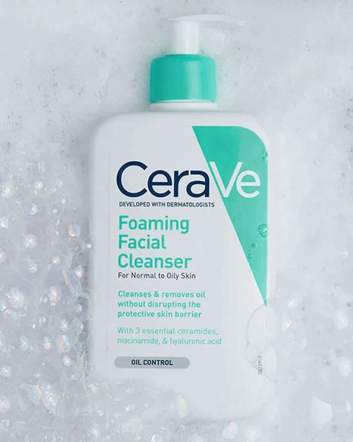 Cerave Foaming Cleanser For Normal To Oily Skin