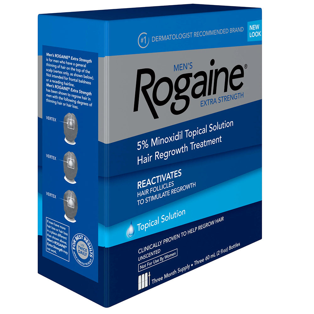 Rogaine Men’s Extra Strength 5% Minoxidil Topical Solution For Hair Loss And Regrowth - You Look Fabulous FZE LLC